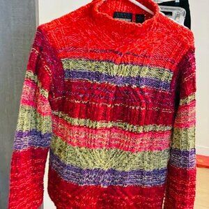 Sigrid Olsen hand knit sweater